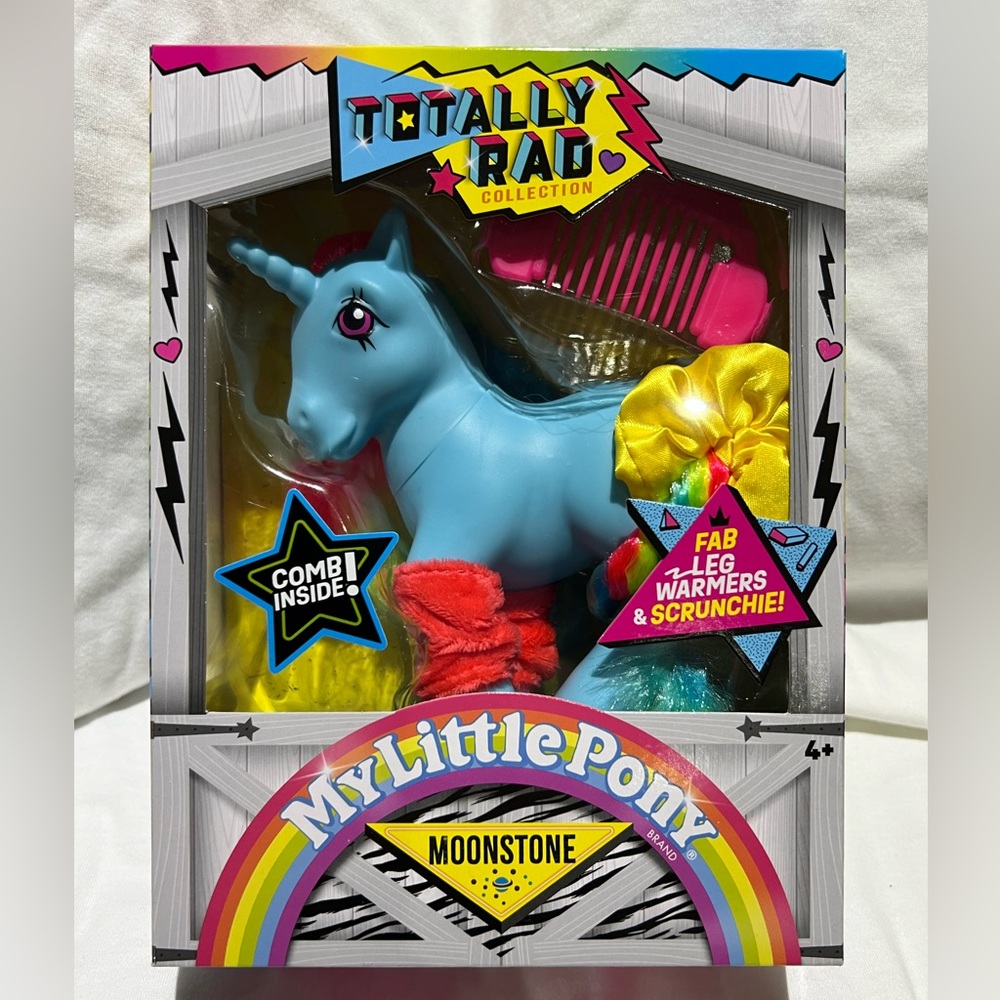 My Little Pony Totally Rad Moonstone - Blue Unicorn with Accessories